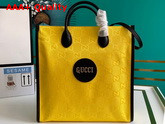 Gucci Off The Grid Long Tote Bag Yellow GG Nylon 630355 Replica