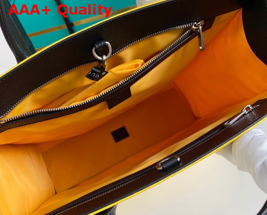 Gucci Off The Grid Long Tote Bag Yellow GG Nylon 630355 Replica