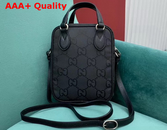 Gucci Off The Grid Shoulder Bag Black GG Econy 625850 Replica