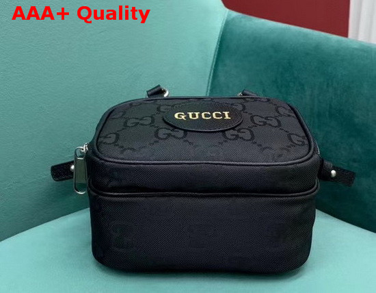 Gucci Off The Grid Shoulder Bag Black GG Econy 625850 Replica