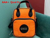 Gucci Off The Grid Shoulder Bag Orange GG Econy 625850 Replica