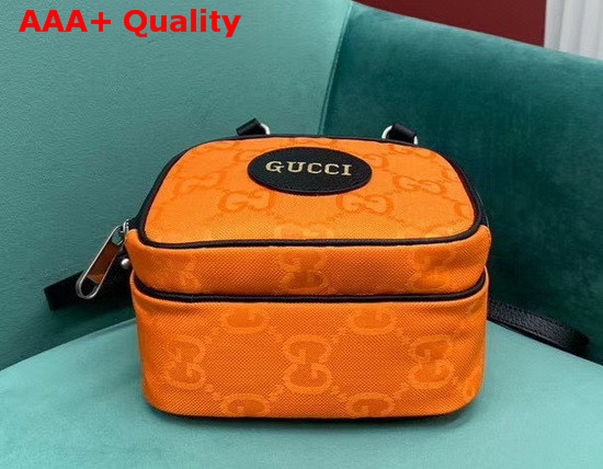 Gucci Off The Grid Shoulder Bag Orange GG Econy 625850 Replica