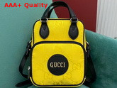 Gucci Off The Grid Shoulder Bag Yellow GG Econy 625850 Replica