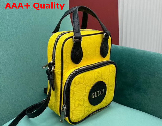 Gucci Off The Grid Shoulder Bag Yellow GG Econy 625850 Replica