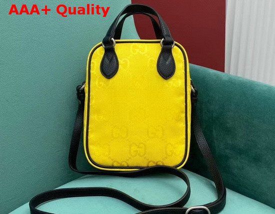 Gucci Off The Grid Shoulder Bag Yellow GG Econy 625850 Replica