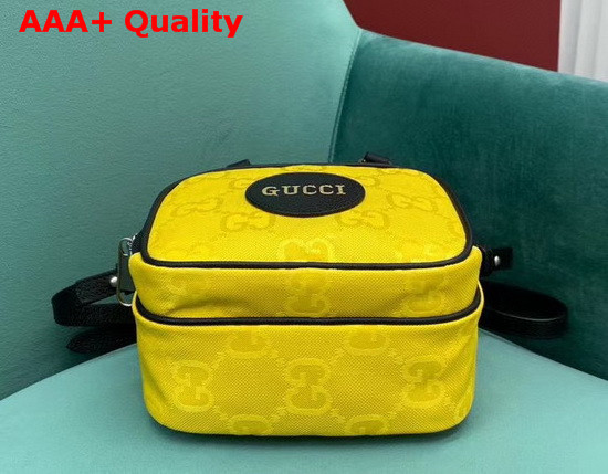 Gucci Off The Grid Shoulder Bag Yellow GG Econy 625850 Replica