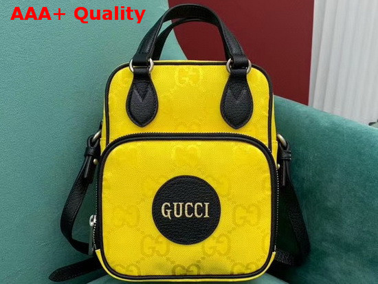 Gucci Off The Grid Shoulder Bag Yellow GG Econy 625850 Replica