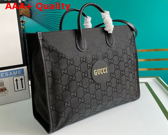 Gucci Off The Grid Tote Bag Black GG Econyl 630353 Replica