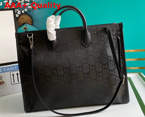 Gucci Off The Grid Tote Bag Black GG Econyl 630353 Replica