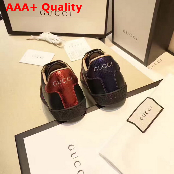 Gucci Online Exclusive Ace Sneaker Black Leather Replica