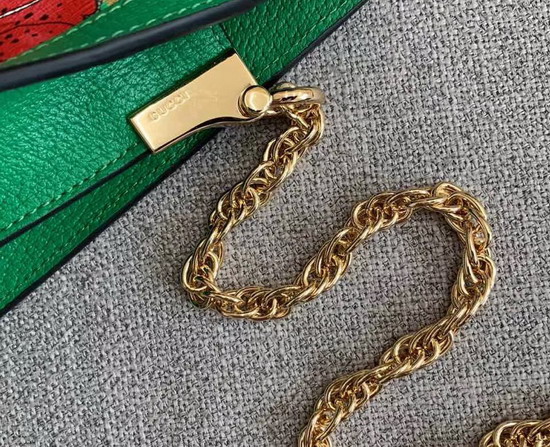 Gucci Online Exclusive Ophidia GG Flora Small Shoulder Bag Green and GG Supreme Flora 503877