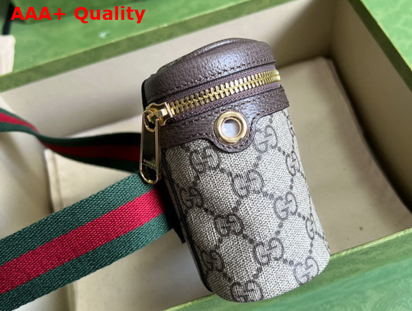 Gucci Ophidia GG Belt Bag in Beige and ebony GG Supreme Canvas 699765 Replica