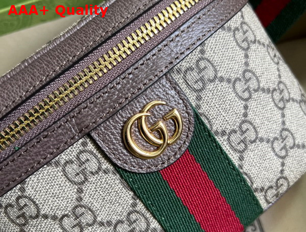 Gucci Ophidia GG Belt Bag in Beige and ebony GG Supreme Canvas 699765 Replica