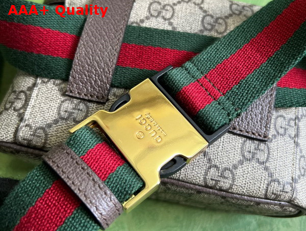 Gucci Ophidia GG Belt Bag in Beige and ebony GG Supreme Canvas 699765 Replica