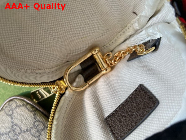 Gucci Ophidia GG Heart Utility Belt in Beige and Ebony GG Supreme Canvas 698805 Replica