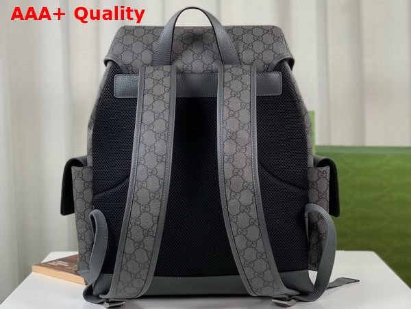 Gucci Ophidia GG Medium Backpack in Grey and Black GG Supreme Canvas 598140 Replica