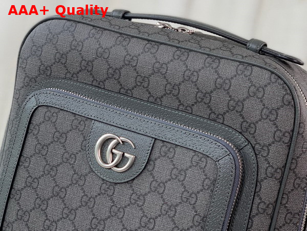 Gucci Ophidia GG Medium Backpack in Grey and Black GG Supreme Canvas 745718 Replica