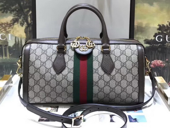 Gucci Ophidia GG Medium Top Handle Bag GG Supreme