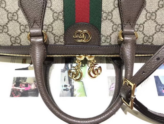 Gucci Ophidia GG Medium Top Handle Bag GG Supreme