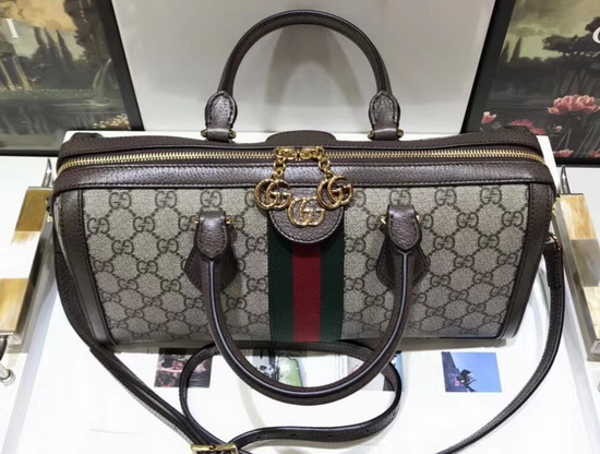 Gucci Ophidia GG Medium Top Handle Bag GG Supreme