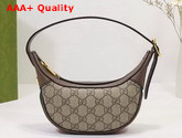 Gucci Ophidia GG Mini Bag Beige and Ebony GG Supreme Canvas 658551 Replica