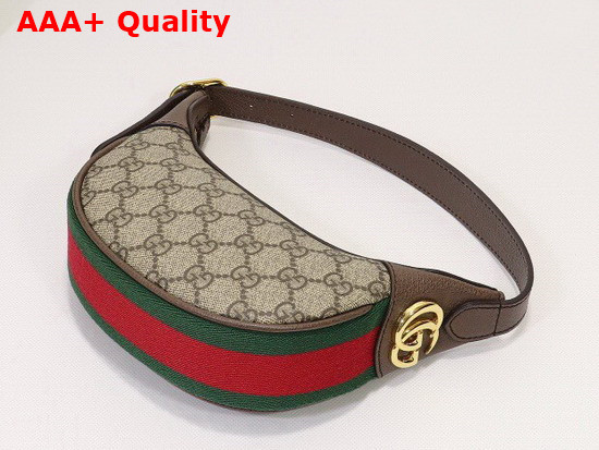 Gucci Ophidia GG Mini Bag Beige and Ebony GG Supreme Canvas 658551 Replica