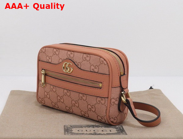 Gucci Ophidia GG Mini Bag in Pink GG Canvas 574493 Replica