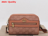 Gucci Ophidia GG Mini Bag in Pink GG Canvas 574493 Replica