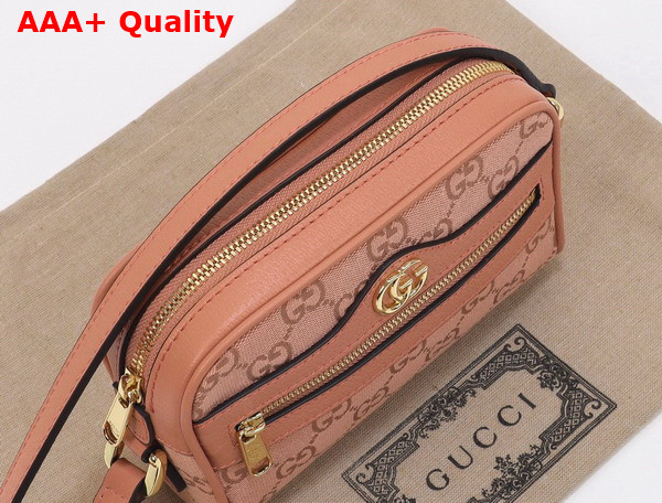 Gucci Ophidia GG Mini Bag in Pink GG Canvas 574493 Replica