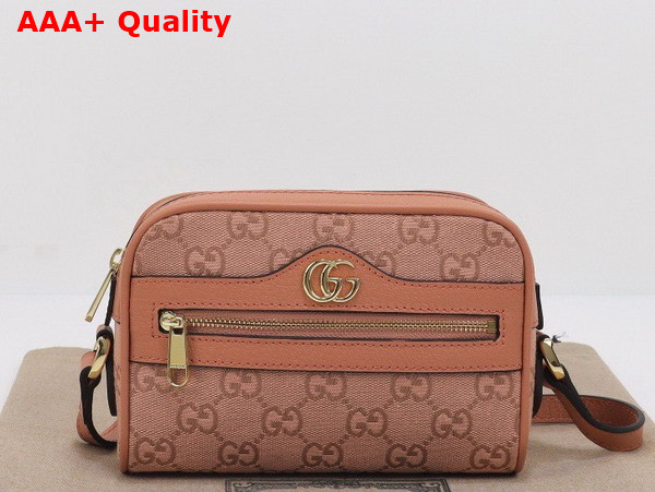 Gucci Ophidia GG Mini Bag in Pink GG Canvas 574493 Replica