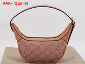 Gucci Ophidia GG Mini Bag in Pink GG Canvas 658551 Replica