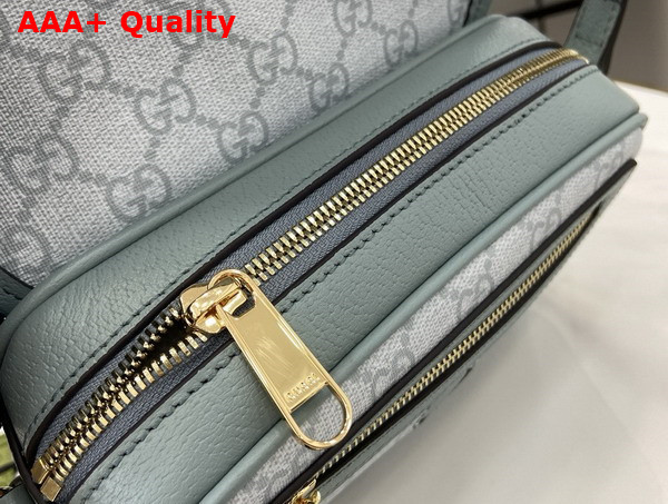 Gucci Ophidia GG Mini Shoulder Bag in Dusty Blue GG Supreme Canvas 772239 Replica