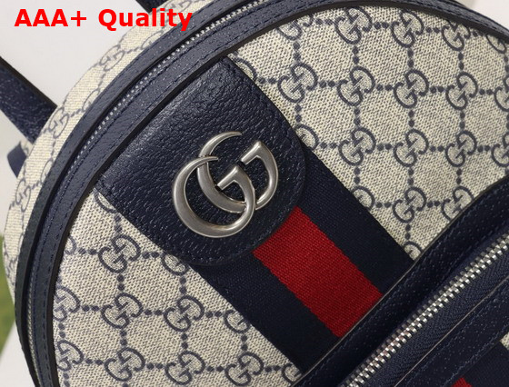 Gucci Ophidia GG Small Backpack Beige and Blue GG Supreme Canvas 547965 Replica