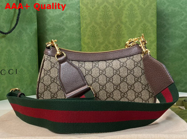 Gucci Ophidia GG Small Handbag Beige and Ebony GG Supreme Canvas 735132 Replica