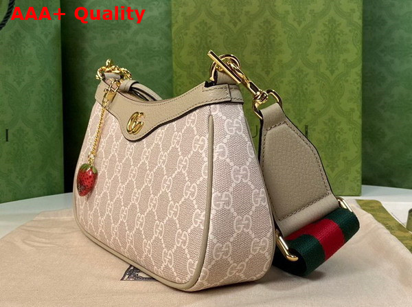 Gucci Ophidia GG Small Handbag in Beige GG Supreme Canvas 735132 Replica