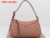 Gucci Ophidia GG Small Handbag in Pink GG Canvas 735145 Replica