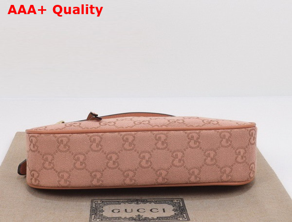 Gucci Ophidia GG Small Handbag in Pink GG Canvas 735145 Replica