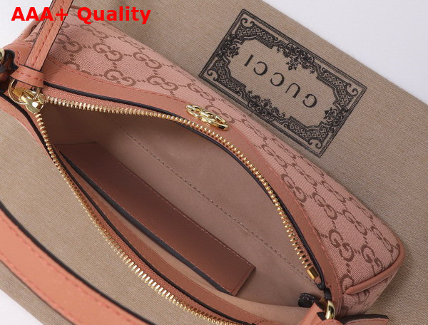 Gucci Ophidia GG Small Handbag in Pink GG Canvas 735145 Replica