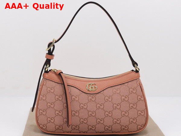 Gucci Ophidia GG Small Handbag in Pink GG Canvas 735145 Replica