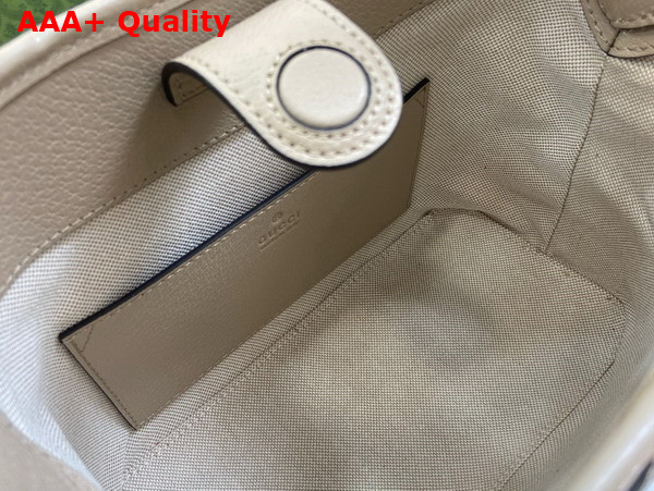 Gucci Ophidia GG Small Shoulder Bag in Beige and White GG Supreme Canvas 781402 Replica