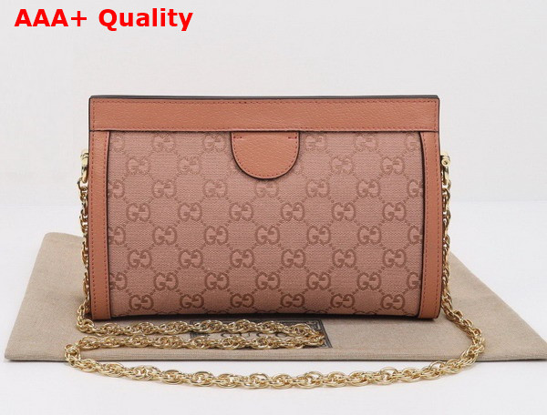 Gucci Ophidia GG Small Shoulder Bag in Pink GG Canvas 503877 Replica