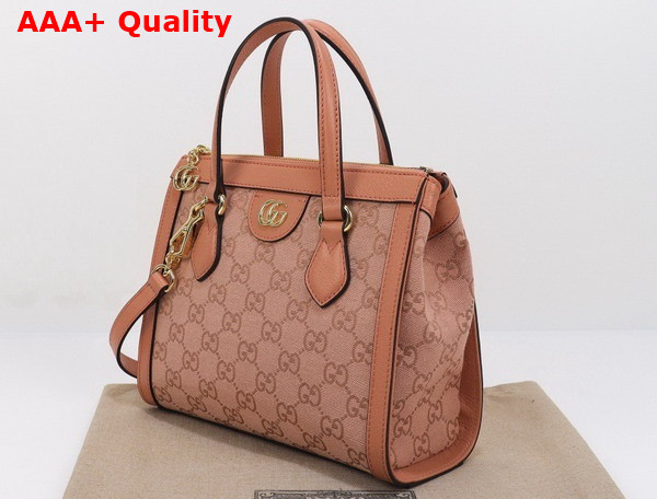 Gucci Ophidia GG Small Tote Bag in Pink GG Canvas 547551 Replica