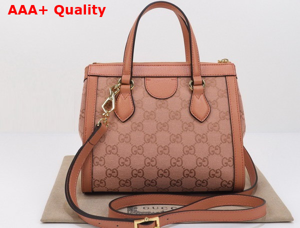 Gucci Ophidia GG Small Tote Bag in Pink GG Canvas 547551 Replica