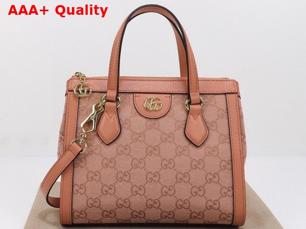 Gucci Ophidia GG Small Tote Bag in Pink GG Canvas 547551 Replica