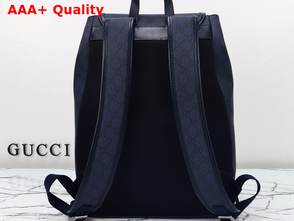 Gucci Ophidia Large GG Backpack in Blue and Dark Blue GG Supreme Canvas 792104 Replica