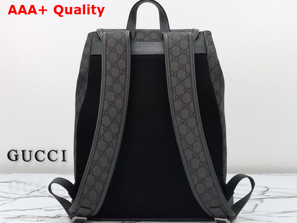 Gucci Ophidia Large GG Backpack in Grey and Black GG Supreme Canvas 792104 Replica