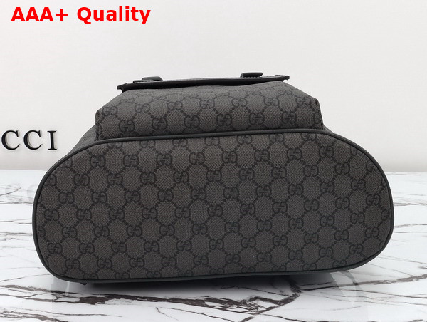 Gucci Ophidia Large GG Backpack in Grey and Black GG Supreme Canvas 792104 Replica