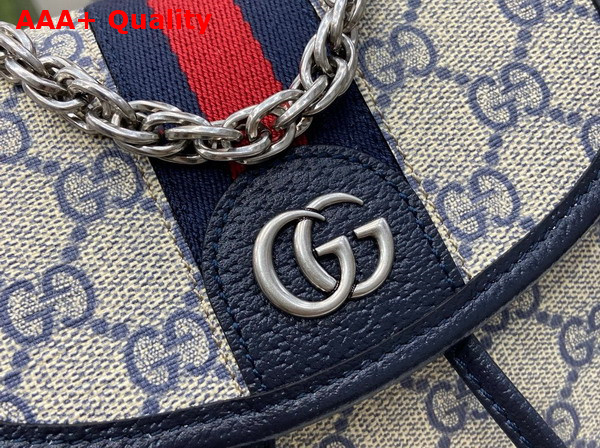 Gucci Ophidia Mini Backpack in Beige and Blue GG Supreme Canvas 795221 Replica