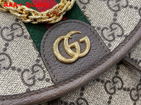 Gucci Ophidia Mini Backpack in Beige and Ebony GG Supreme Canvas 795221 Replica