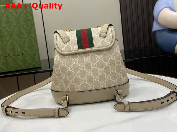 Gucci Ophidia Mini Backpack in Beige and White GG Supreme Canvas 795221 Replica